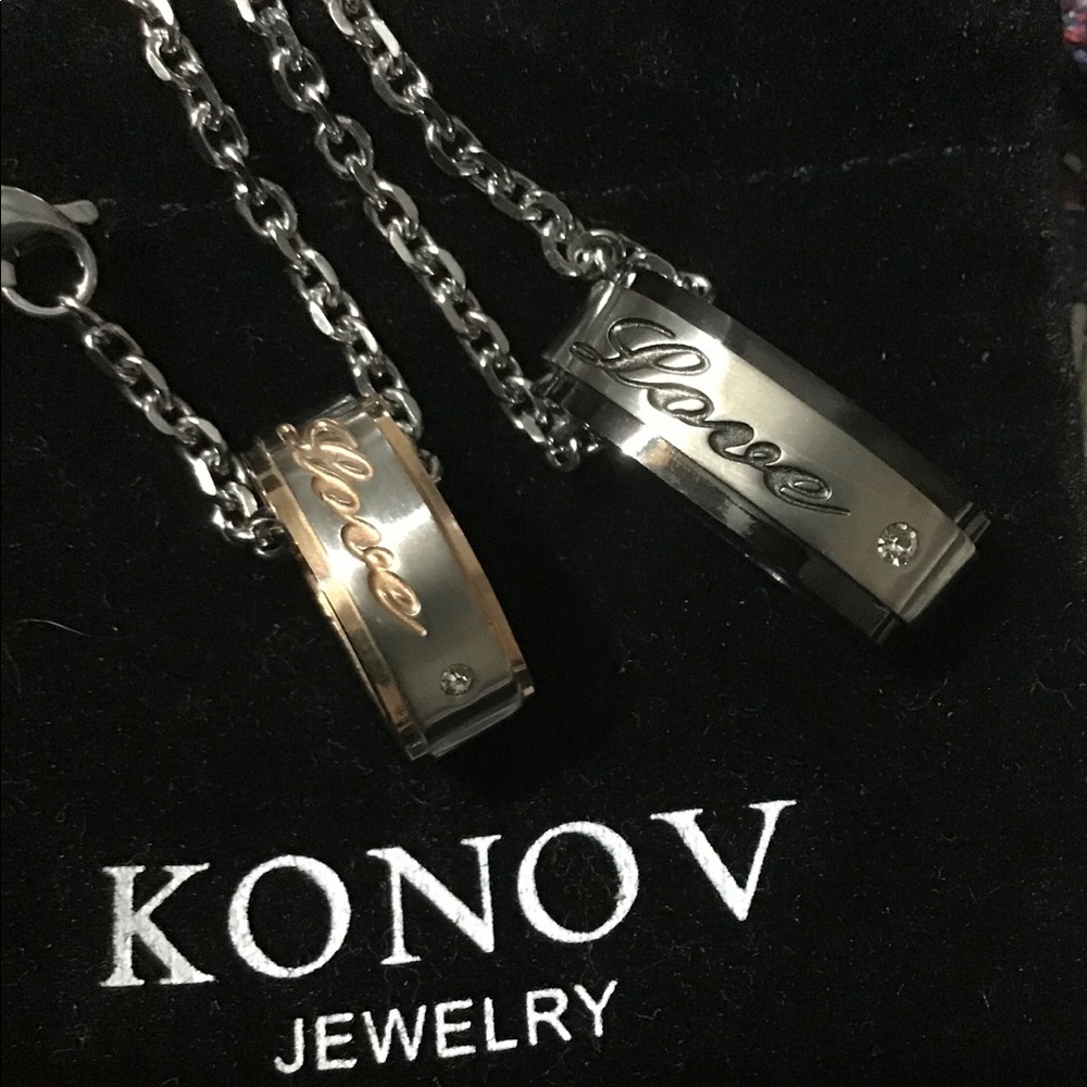 Stainless steel necklace “LOVE”